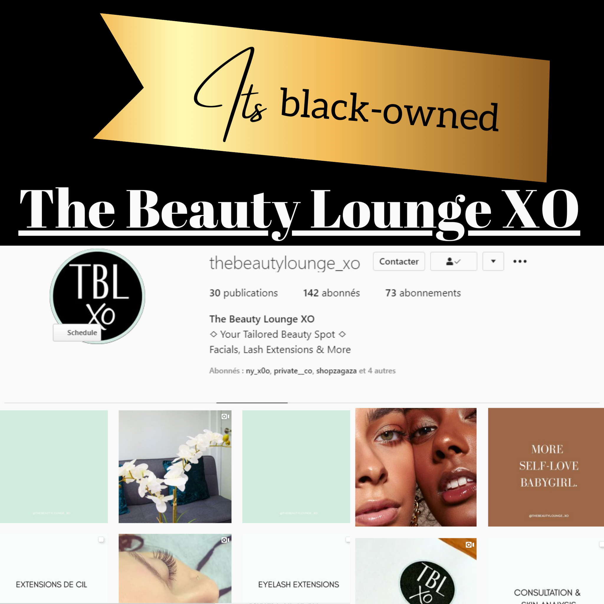 Black-owned business: The Beauty Lounge XO